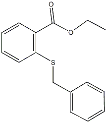 ethyl 2-(benzylsulfanyl)benzoate 구조식 이미지