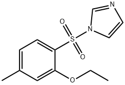 ethyl 2-(1H-imidazol-1-ylsulfonyl)-5-methylphenyl ether Structure