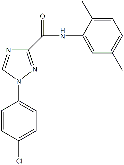 1-(4-chlorophenyl)-N-(2,5-dimethylphenyl)-1H-1,2,4-triazole-3-carboxamide Structure