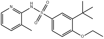 3-tert-butyl-4-ethoxy-N-(3-methyl-2-pyridinyl)benzenesulfonamide Structure