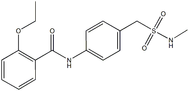 2-ethoxy-N-(4-{[(methylamino)sulfonyl]methyl}phenyl)benzamide 구조식 이미지