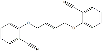 2-{[4-(2-cyanophenoxy)-2-butenyl]oxy}benzonitrile Structure