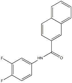 N-(3,4-difluorophenyl)-2-naphthamide 구조식 이미지