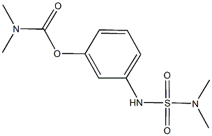3-{[(dimethylamino)sulfonyl]amino}phenyl dimethylcarbamate Structure