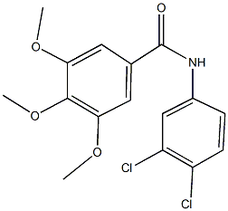 N-(3,4-dichlorophenyl)-3,4,5-trimethoxybenzamide 구조식 이미지