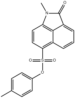4-methylphenyl 1-methyl-2-oxo-1,2-dihydrobenzo[cd]indole-6-sulfonate 구조식 이미지