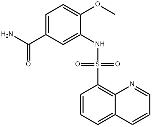 4-methoxy-3-[(8-quinolinylsulfonyl)amino]benzamide Structure