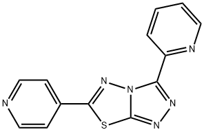 3-(2-pyridinyl)-6-(4-pyridinyl)[1,2,4]triazolo[3,4-b][1,3,4]thiadiazole Structure