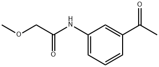 N-(3-acetylphenyl)-2-methoxyacetamide Structure