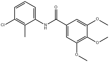 N-(3-chloro-2-methylphenyl)-3,4,5-trimethoxybenzamide Structure