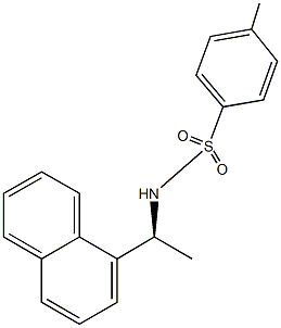 4-methyl-N-[1-(1-naphthyl)ethyl]benzenesulfonamide Structure