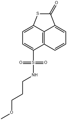 N-(3-methoxypropyl)-2-oxo-2H-naphtho[1,8-bc]thiophene-6-sulfonamide Structure