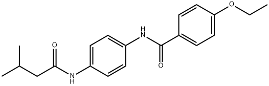 4-ethoxy-N-{4-[(3-methylbutanoyl)amino]phenyl}benzamide Structure