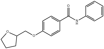 N-phenyl-4-(tetrahydro-2-furanylmethoxy)benzamide Structure