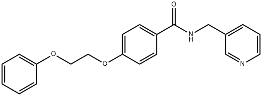 4-(2-phenoxyethoxy)-N-(3-pyridinylmethyl)benzamide Structure