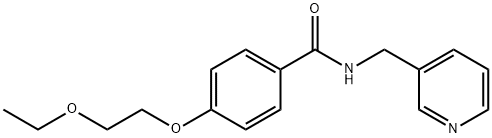 4-(2-ethoxyethoxy)-N-(3-pyridinylmethyl)benzamide Structure