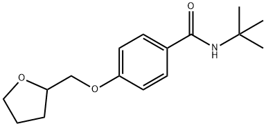 N-(tert-butyl)-4-(tetrahydro-2-furanylmethoxy)benzamide Structure