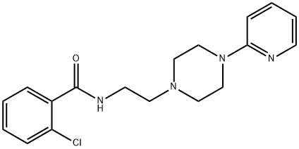2-chloro-N-{2-[4-(2-pyridinyl)-1-piperazinyl]ethyl}benzamide Structure