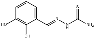 2,3-dihydroxybenzaldehyde thiosemicarbazone Structure