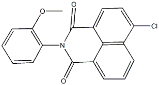 6-chloro-2-[2-(methyloxy)phenyl]-1H-benzo[de]isoquinoline-1,3(2H)-dione Structure