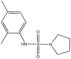 N-(2,4-dimethylphenyl)-1-pyrrolidinesulfonamide 구조식 이미지