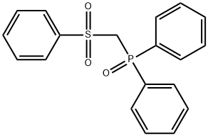 디페닐[(페닐술포닐)메틸]포스핀옥사이드 구조식 이미지