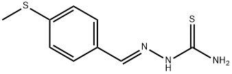 4-(methylsulfanyl)benzaldehyde thiosemicarbazone Structure