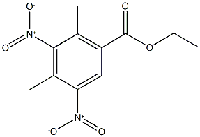 ethyl 3,5-dinitro-2,4-dimethylbenzoate 구조식 이미지