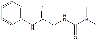 N'-(1H-benzimidazol-2-ylmethyl)-N,N-dimethylurea 구조식 이미지