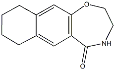 3,4,7,8,9,10-hexahydronaphtho[2,3-f][1,4]oxazepin-5(2H)-one 구조식 이미지