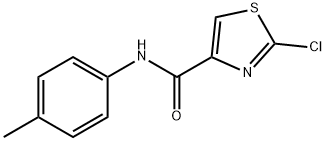 2-chloro-N-(4-methylphenyl)-1,3-thiazole-4-carboxamide 구조식 이미지