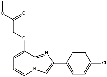 methyl {[2-(4-chlorophenyl)imidazo[1,2-a]pyridin-8-yl]oxy}acetate Structure