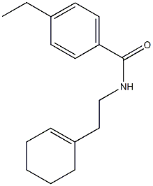 N-[2-(1-cyclohexen-1-yl)ethyl]-4-ethylbenzamide Structure