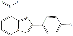 2-(4-chlorophenyl)-8-nitroimidazo[1,2-a]pyridine Structure