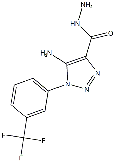 5-amino-1-[3-(trifluoromethyl)phenyl]-1H-1,2,3-triazole-4-carbohydrazide Structure