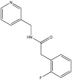 2-(2-fluorophenyl)-N-(3-pyridinylmethyl)acetamide Structure