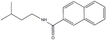 N-isopentyl-2-naphthamide 구조식 이미지