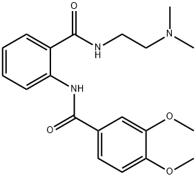 N-[2-({[2-(dimethylamino)ethyl]amino}carbonyl)phenyl]-3,4-dimethoxybenzamide Structure