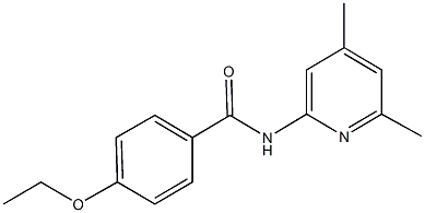 N-(4,6-dimethyl-2-pyridinyl)-4-ethoxybenzamide 구조식 이미지