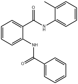 2-(benzoylamino)-N-(2-methylphenyl)benzamide 구조식 이미지