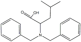 N,N-dibenzylleucine Structure