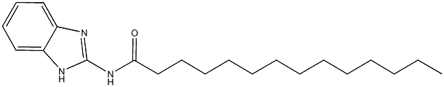 N-(1H-benzimidazol-2-yl)tetradecanamide Structure