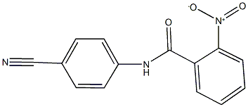 N-(4-cyanophenyl)-2-nitrobenzamide 구조식 이미지