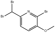 2-bromo-6-(dibromomethyl)-3-pyridinyl methyl ether Structure