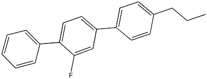 2-fluoro-4''-propyl-1,1':4',1''-terphenyl Structure