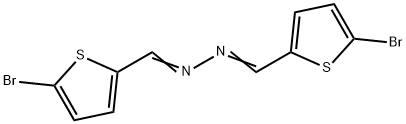 5-bromo-2-thiophenecarbaldehyde [(5-bromo-2-thienyl)methylene]hydrazone 구조식 이미지