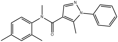 N-(2,4-dimethylphenyl)-N,5-dimethyl-1-phenyl-1H-pyrazole-4-carboxamide Structure