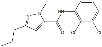 N-(2,3-dichlorophenyl)-1-methyl-3-propyl-1H-pyrazole-5-carboxamide Structure