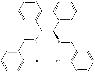 N-(2-bromobenzylidene)-N-{2-[(2-bromobenzylidene)amino]-1,2-diphenylethyl}amine 구조식 이미지