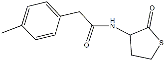 2-(4-methylphenyl)-N-(2-oxotetrahydro-3-thienyl)acetamide Structure